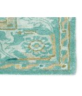 Jaipur Living Cristobol Handmade Medallion Turquoise/ Pink Area Rug (9'X12')