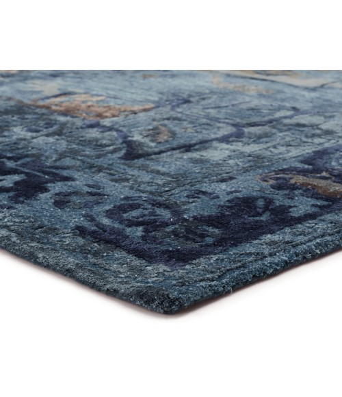 Jaipur Living Margot Handmade Medallion Blue/ Gray Area Rug (10'X14')