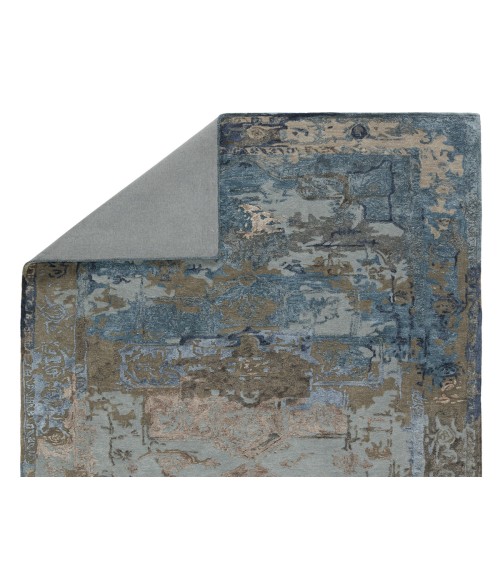 Jaipur Living Margot Handmade Medallion Blue/ Gray Area Rug (10'X14')