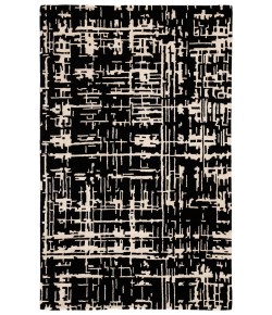 Jaipur Living Pals Handmade Trellis Black/ Cream Cln16 Area Rug 9 ft. X 12 ft. Rectangle