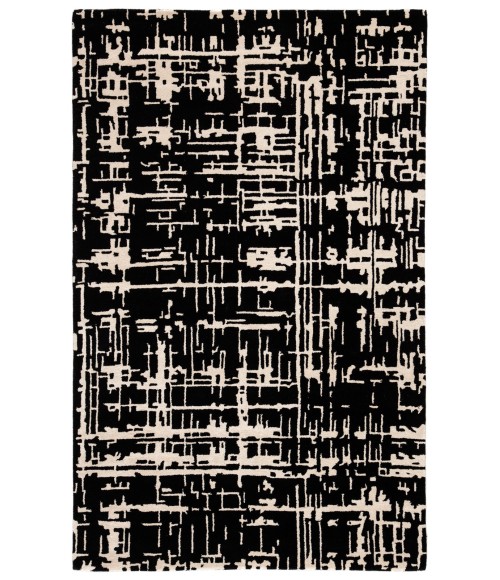 Jaipur Living Pals Handmade Trellis Black/ Cream Area Rug (8'X10')