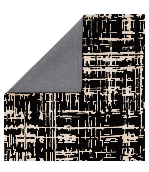 Jaipur Living Pals Handmade Trellis Black/ Cream Area Rug (8'X10')
