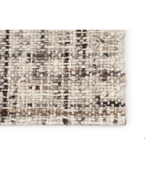 Jaipur Living Season Handmade Solid Gray/ Ivory Area Rug (6'X9')