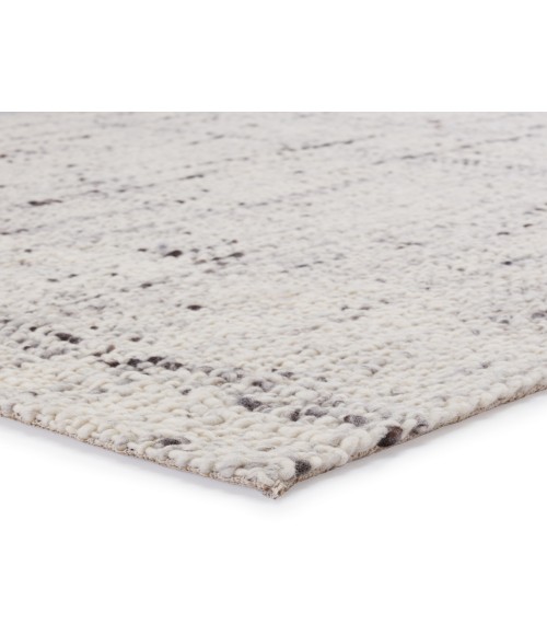 Jaipur Living Season Handmade Solid Gray/ Ivory Area Rug (9'X12')