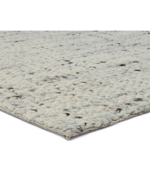 Jaipur Living Season Handmade Solid Cream/ Light Gray Area Rug 8'X10'