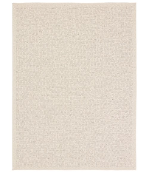 CNT01 Axiom Rug Vibe by Jaipur Living Axiom Indoor/Outdoor Abstract Cream Area Rug 2'X3'