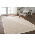 CNT01 Axiom Rug Vibe by Jaipur Living Axiom Indoor/Outdoor Abstract Cream Area Rug 2'X3'