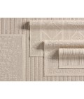 CNT01 Axiom Rug Vibe by Jaipur Living Axiom Indoor/Outdoor Abstract Cream Area Rug 2'X3'