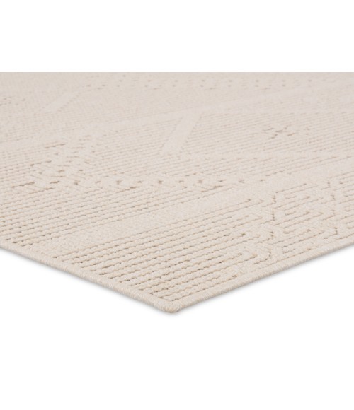 Jaipur Living Continuum Cream Rug CNT02 18 in. Swatch Square - Rugs Town Jaipur Living Continuum Cream CNT02 18 in. Swatch Square Rug