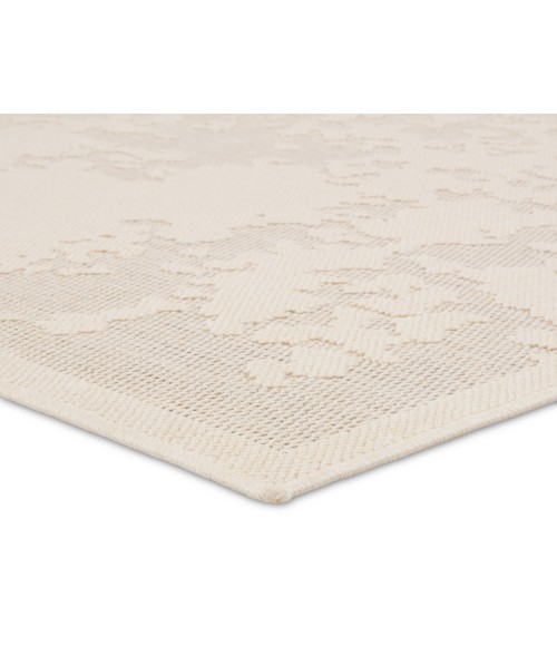 CNT05 Paradox Rug Vibe by Jaipur Living Paradox Indoor/Outdoor Abstract Cream Area Rug 4'X6'