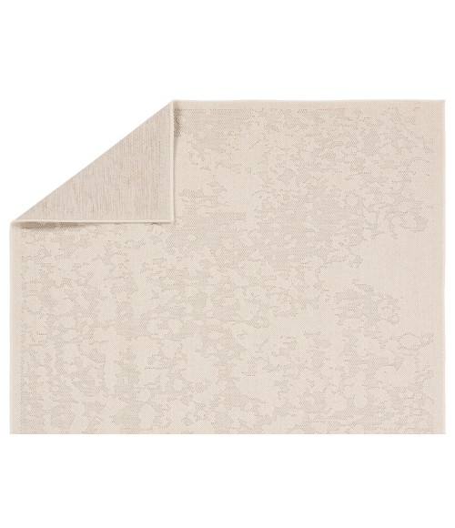 CNT05 Paradox Rug Vibe by Jaipur Living Paradox Indoor/Outdoor Abstract Cream Area Rug 4'X6'