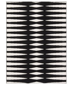 Jaipur Living Calix By Nikki Chu Apyre CNU01 Black - White 7 ft. 6 in. X 10 ft. Rectangle Rug