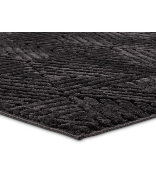 Jaipur Living Calix By Nikki Chu Black CNU04 18 in. Swatch Square Rug
