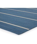 Jaipur Living Cape Cod Handmade Stripe Blue/ Cream Area Rug (7'10"X9'10")