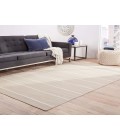 Jaipur Living Cape Cod Handmade Stripe Gray/ White Area Rug (7'10"X9'10")