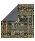 Cardamom Area Rug Vibe by Jaipur Living Ahava Handmade Oriental Green/ Blue Area Rug (8'X10')