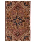 Vibe by Jaipur Living Cressida Handmade Medallion Dark Pink/ Blue Area Rug (5'X8')