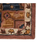 Vibe by Jaipur Living Cressida Handmade Medallion Dark Pink/ Blue Area Rug (5'X8')