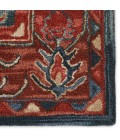 Cardamom Area Rug Vibe by Jaipur Living Cinnabar Handmade Medallion Red/ Blue Area Rug (9'X12')