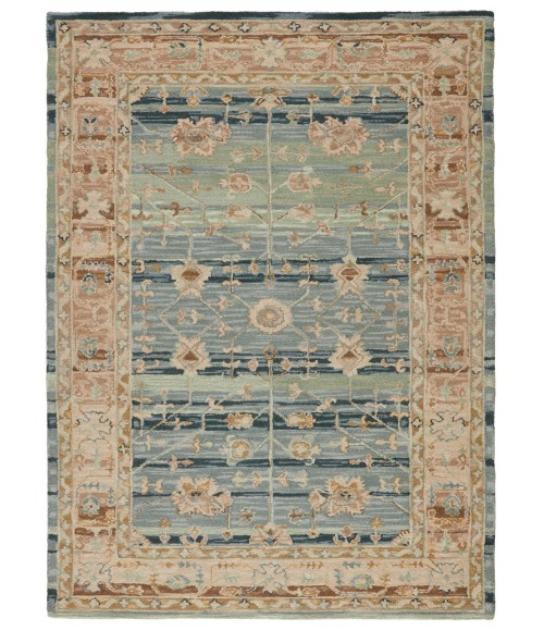 Vibe by Jaipur Living Jensine Handmade Oriental Blue/ Beige Area Rug (8'X10')