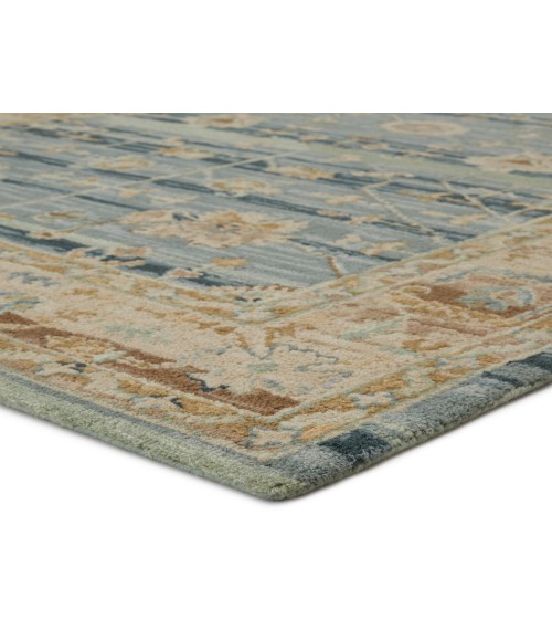 Vibe by Jaipur Living Jensine Handmade Oriental Blue/ Beige Area Rug (8'X10')