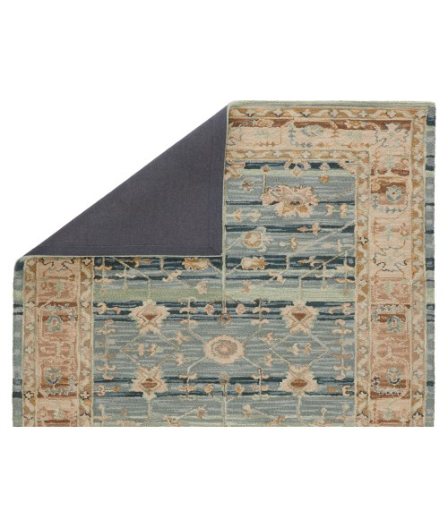 Vibe by Jaipur Living Jensine Handmade Oriental Blue/ Beige Area Rug (8'X10')