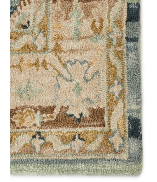 Vibe by Jaipur Living Jensine Handmade Oriental Blue/ Beige Area Rug (8'X10')