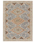 COM17 Zascha Rug Vibe by Jaipur Living Zascha Handmade Medallion Blue/ Brown Area Rug 9'X12'
