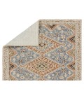 COM17 Zascha Rug Vibe by Jaipur Living Zascha Handmade Medallion Blue/ Brown Area Rug 9'X12'