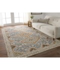 COM17 Zascha Rug Vibe by Jaipur Living Zascha Handmade Medallion Blue/ Brown Area Rug 9'X12'