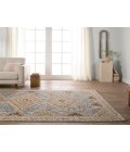 COM17 Zascha Rug Vibe by Jaipur Living Zascha Handmade Medallion Blue/ Brown Area Rug 9'X12'