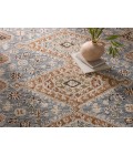 COM17 Zascha Rug Vibe by Jaipur Living Zascha Handmade Medallion Blue/ Brown Area Rug 9'X12'