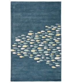 Jaipur Living Coastal Resort Schooled COR01 Blue/Gray 5 ft. X 8 ft. Rectangle Rug