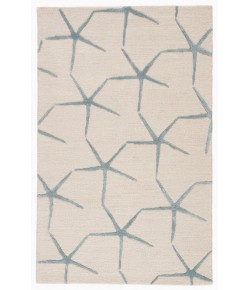 Jaipur Living Coastal Resort Starfishing COR24 White/Blue 3 ft. 6 in. X 5 ft. 6 in. Rectangle Rug