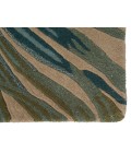 Coastal Seaside Area Rug Jaipur Living Palmetto Handmade Floral Blue/ Green Area Rug (5'X8')
