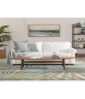 Coastal Seaside Area Rug Jaipur Living Palmetto Handmade Floral Blue/ Green Area Rug (5'X8')