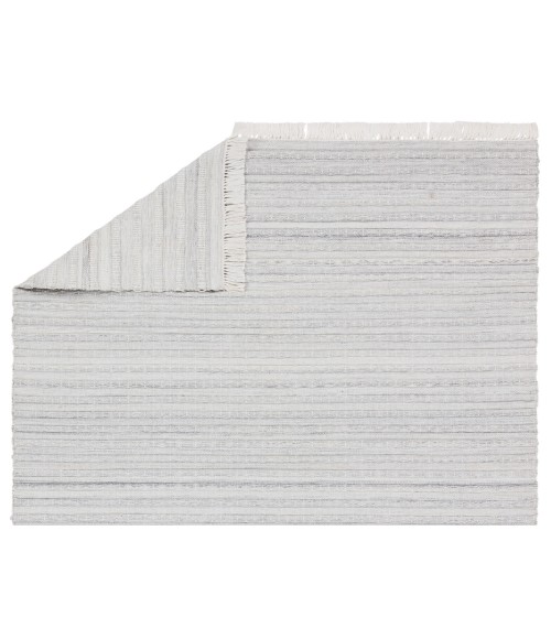 Jaipur Living Torre Indoor/ Outdoor Solid Light Gray/ Cream Area Rug (8'X10')