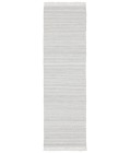 Jaipur Living Torre Indoor/ Outdoor Solid Light Gray/ Cream Runner Rug 3'X10'