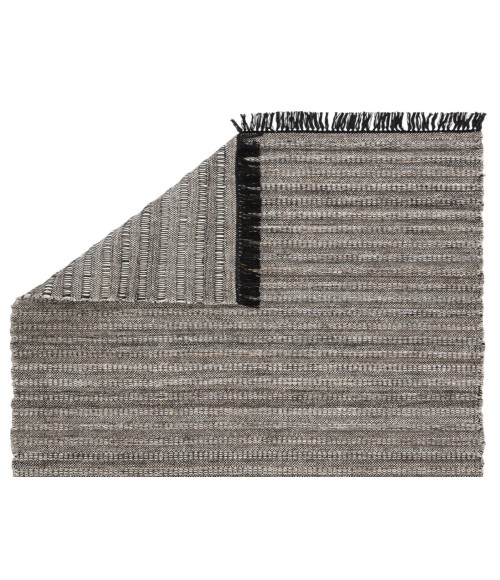 Jaipur Living Torre Indoor/ Outdoor Solid Black/ Rust Area Rug (2'X3')
