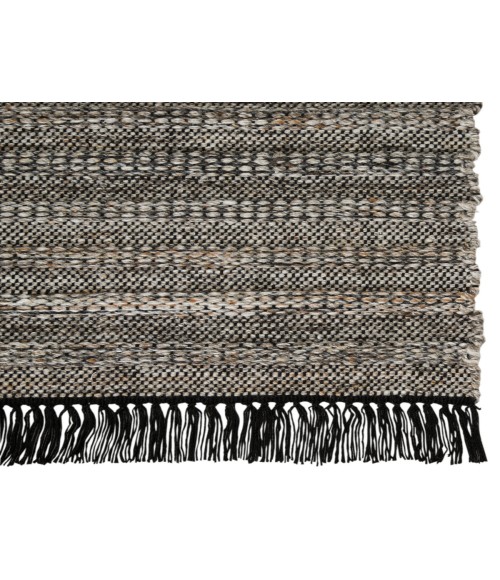 Jaipur Living Torre Indoor/ Outdoor Solid Black/ Rust Area Rug (2'X3')