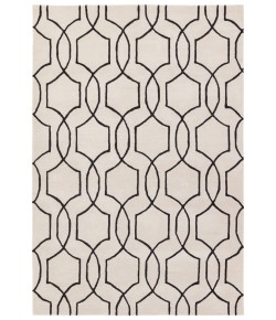Jaipur Living City Arae CT123 White - Black 5 ft. X 8 ft. Rectangle Rug
