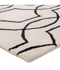 Jaipur Living City Arae CT123 White - Black 5 ft. X 8 ft. Rectangle Rug
