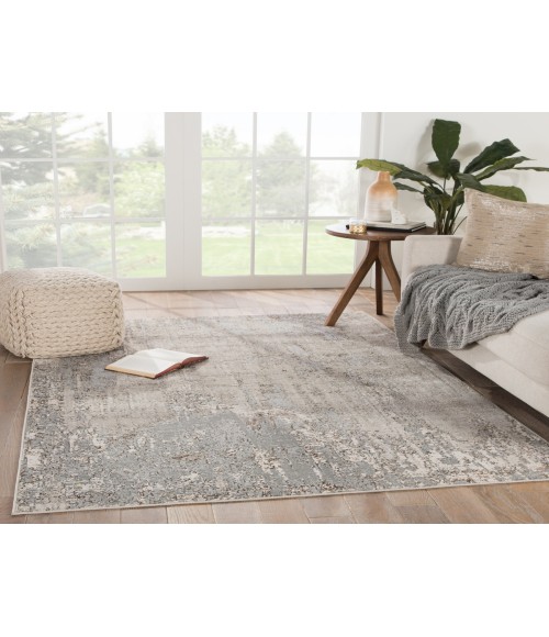 Jaipur Living Calibra Abstract Gray/ Taupe Area Rug (7'10"X10'6")