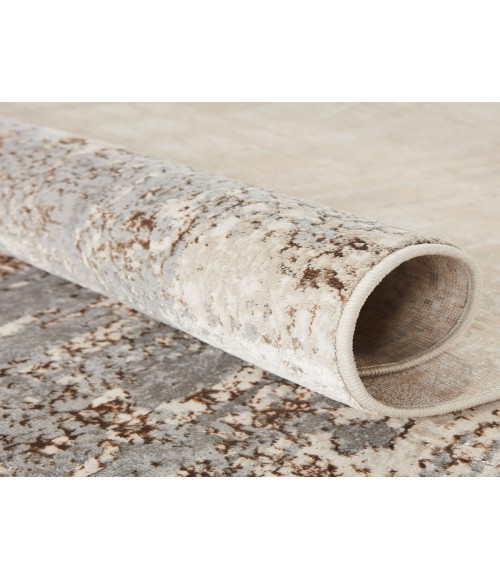 Jaipur Living Calibra Abstract Gray/ Taupe Area Rug (7'10"X10'6")