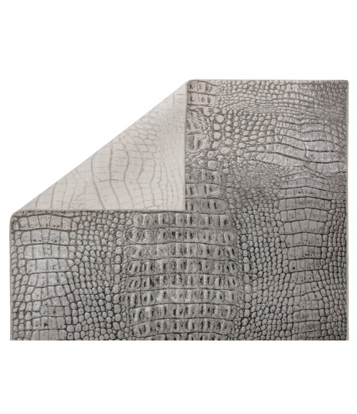 Catalyst Area Rug Jaipur Living Canberra Animal Gray/ Black Runner Rug (3'3"X12')