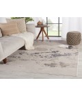 Jaipur Living Cisco Abstract Light Gray/ Silver Runner Rug (2'2"X8')