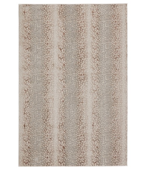 Jaipur Living Axis Animal Light Gray/ Brown Area Rug (7'10"X10'6")