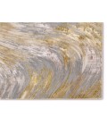 Jaipur Living Zione Abstract Gold/ Gray Runner Rug 2'2"X8'