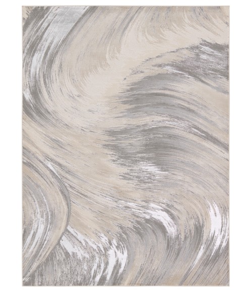 Jaipur Living Zione Abstract Taupe/ Gray Runner Rug 2'2"X8'