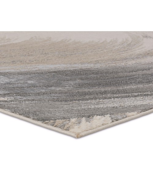 Jaipur Living Zione Abstract Taupe/ Gray Runner Rug 2'2"X8'